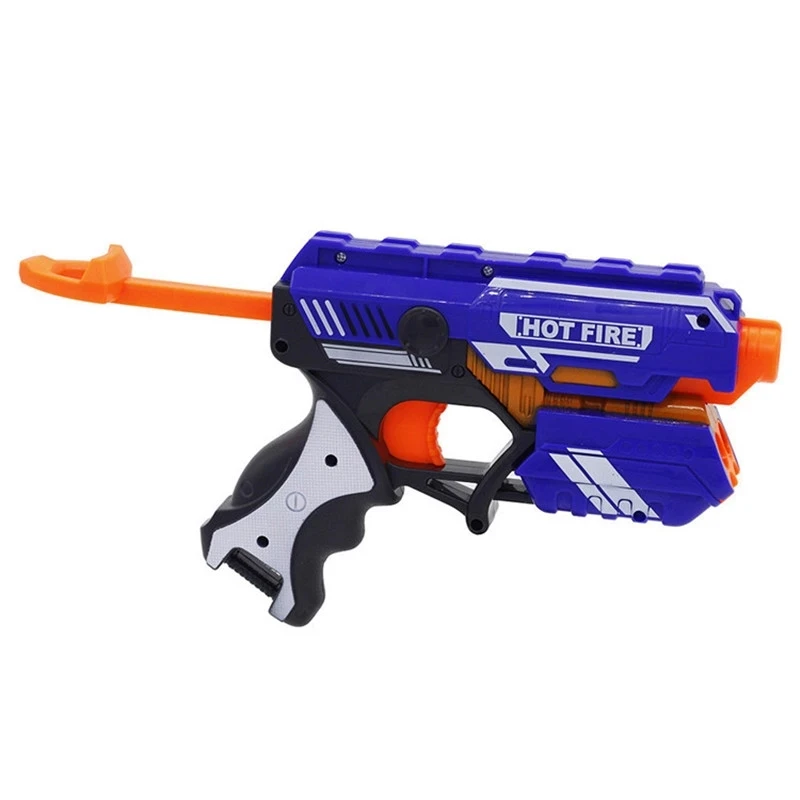 Proiettili morbidi manuali per bambini kit di pistole giocattolo in plastica per Nerf freccette pistola giocattolo pistola a lungo raggio Dart Blaster giocattoli per bambini regalo di natale