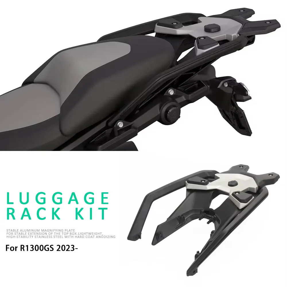 

2024 2025 For BMW R1300GS R1300 GS Motorcycle Accessories Rear Luggage Rack Ride On Pillion Carrier Holder Shelf R 1300 GS 2023-