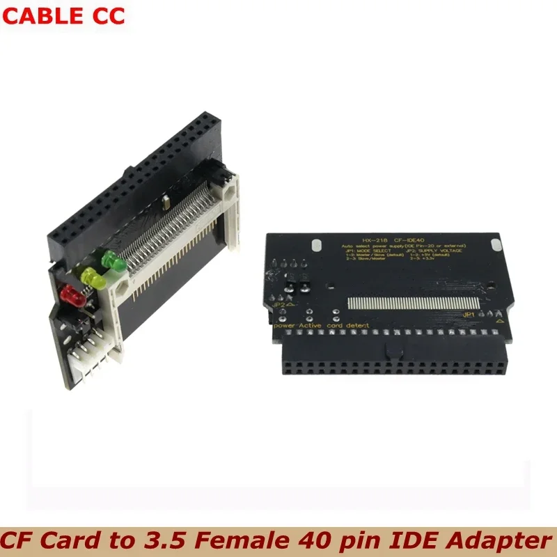 CF to IDE Adapter Black Compact Flash CF to 3.5 Female Converter Card 40 Pin IDE Bootable Adapter