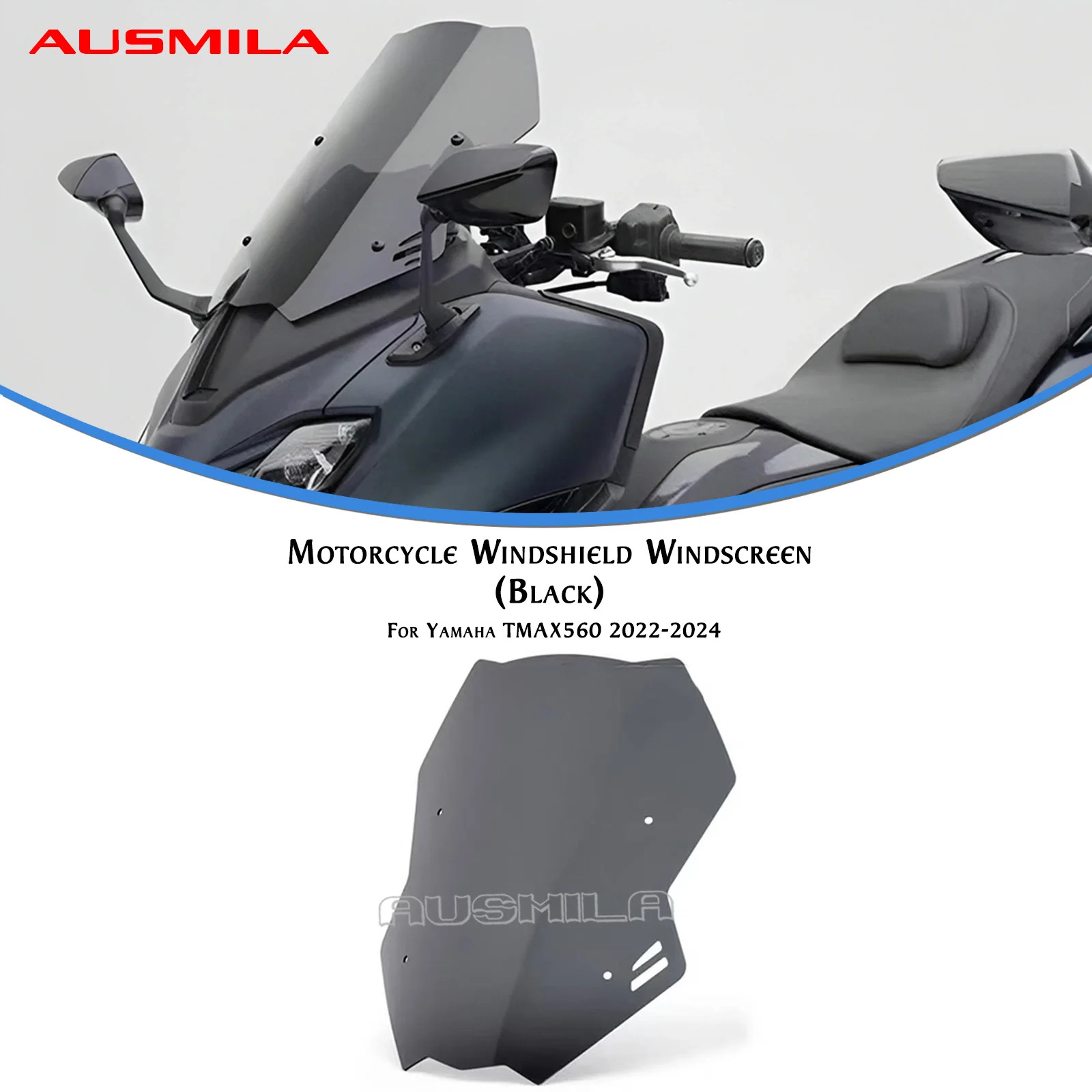 

Лобовое стекло мотоцикла, дефлектор ветра, обтекатель для Yamaha TMAX 560 2022 2023 2024