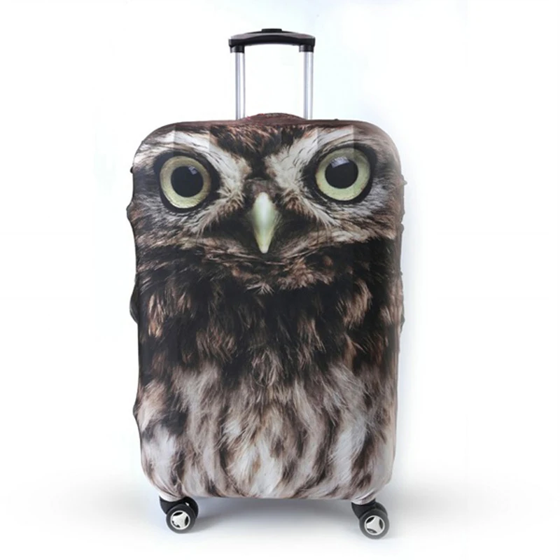 TRIPNUO Colored Feathers Thicker Luggages Protective Cover for 18-32 Inch Trolley Cases Waterproof Elastic Suitcases Covers