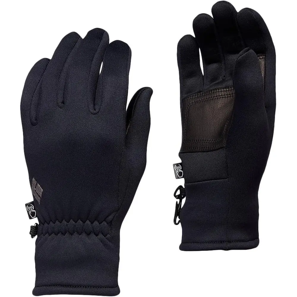 Guantes de pantalla táctil de peso pesado Black Diamond | Polar y gamuza para actividades al aire libre en clima frío