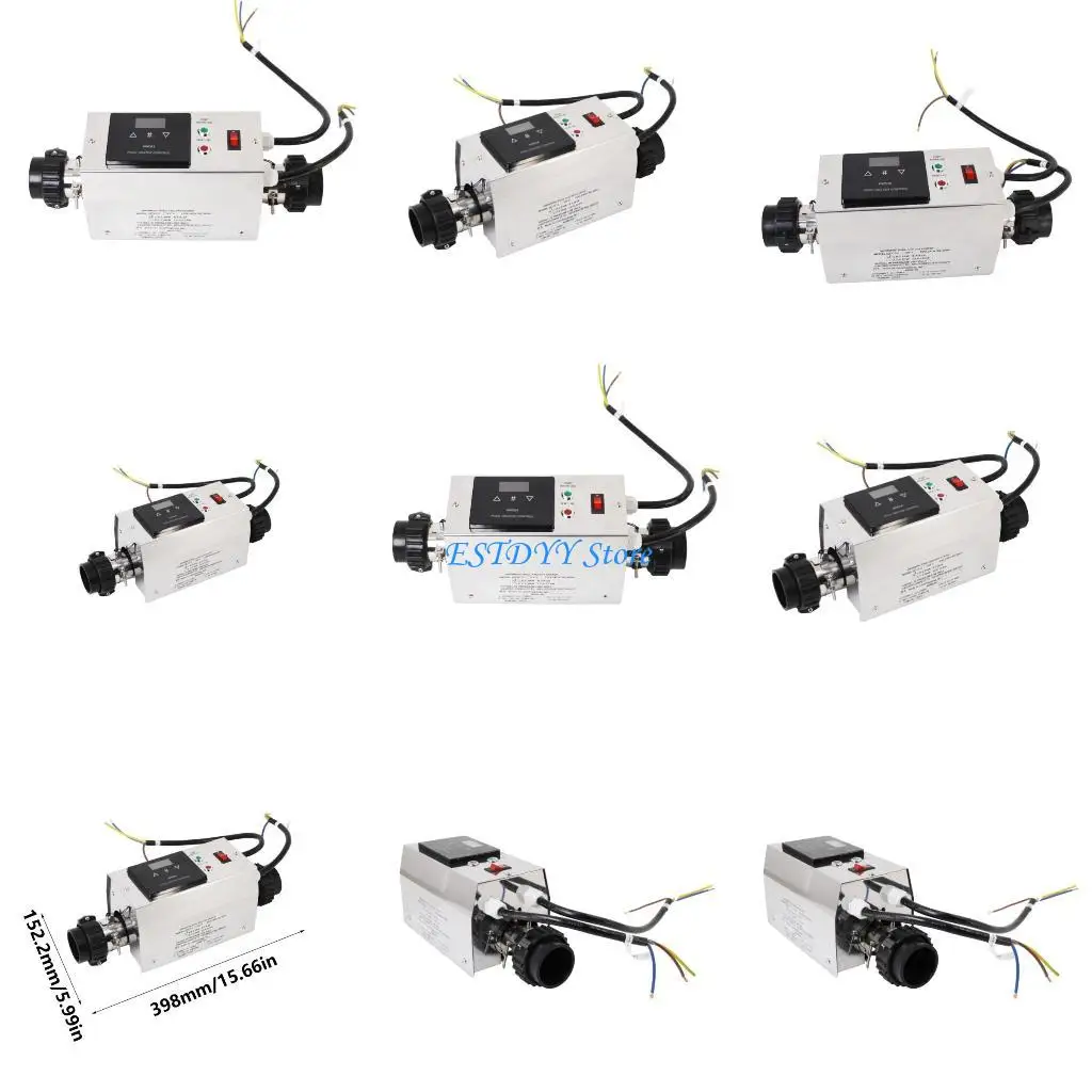 

G6DE 3KW Bath Heating Tub Water Heater Thermostat Swimming Pool Accessories