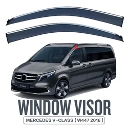 FIT FOR BENZ V250 V260 V300 Vito Viano W639 W447 DOOR VISOR Window Visor Awnings Shelters Vent Shades Sun Rain Wind Deflector
