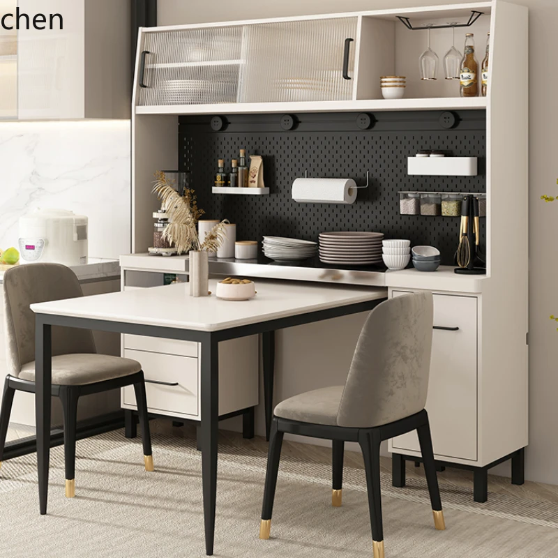 

HXL modern simple dining table integrated meal side direct drinking machine by cabinet household tea storage coffee cabinet