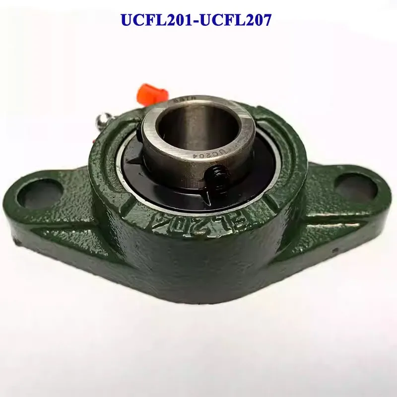 1PC Outer Spherical Bearing Housing Diamond UCFL201 UCFL202 UCFL203 UCFL204 UCFL205 UCFL206 UCFL207 Insert Bearing Housing