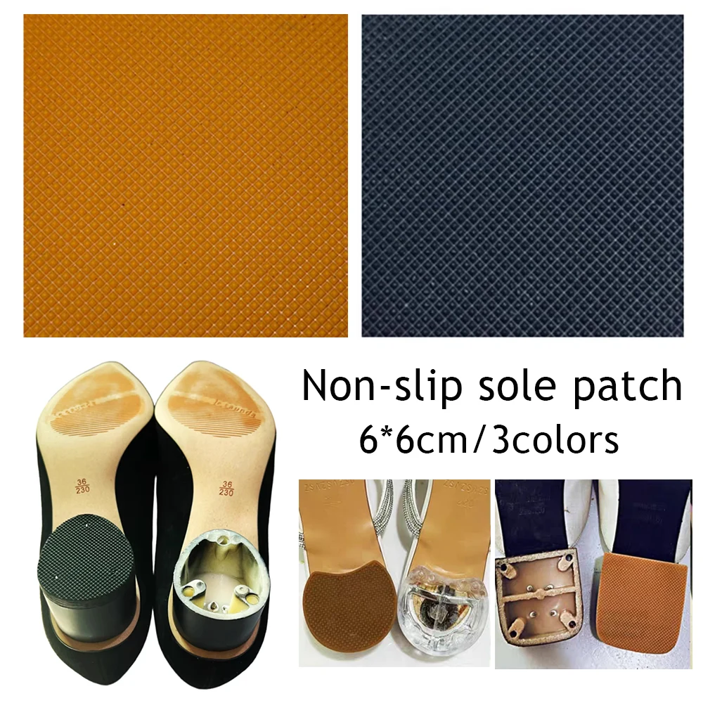 Replacement Sheet Shoes Sole Anti-Slip Sole Protector Shoes Heel Sole Outsole Rubber Soles Repair Material Non Slip Heel Pads