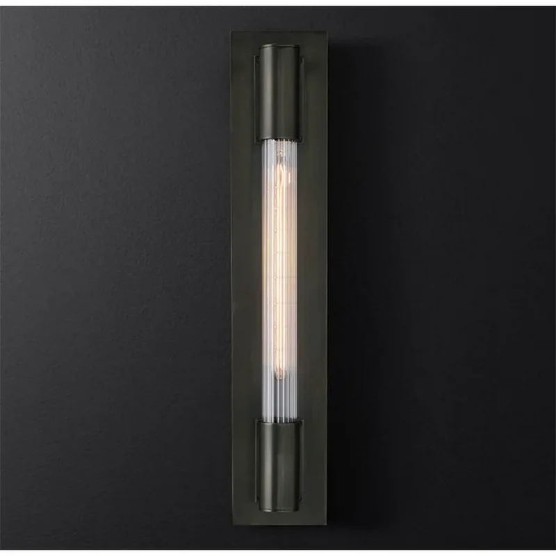 American luxury wall lamp LED bedroom wardrobe decoration copper/chromium/black retro interior decoration lighting YX987TB