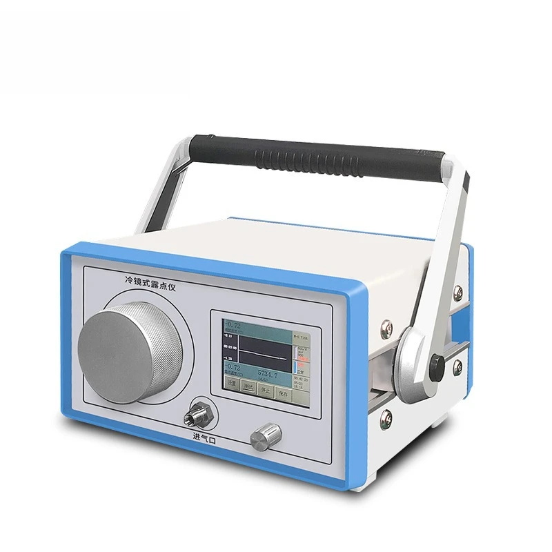 Medidor de ponto de orvalho, medidor de ponto de orvalho de espelho frio de precisão, gás portátil de nitrogênio, hidrogênio e oxigênio, análise de ponto de orvalho de gás