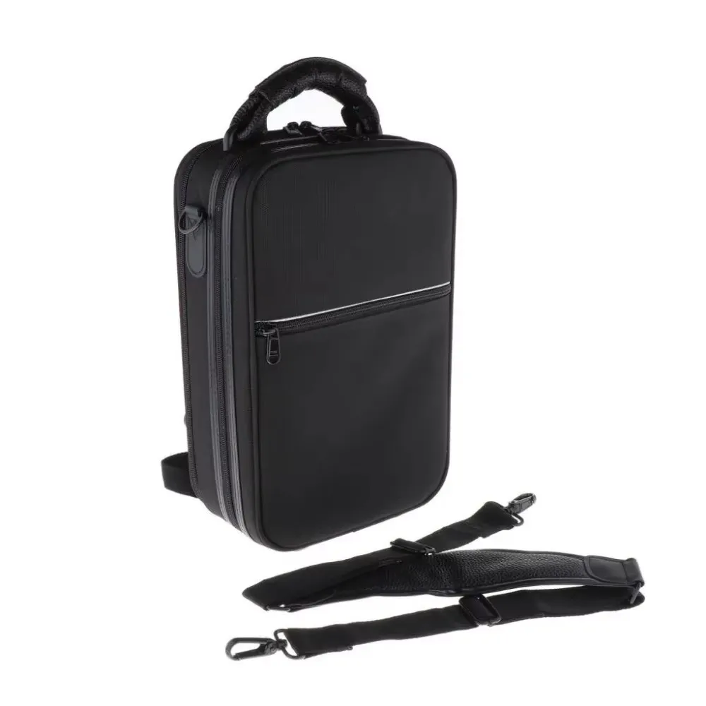 

Black Oboe Case Artificial Leather Carrying Gig Bag Handbag for Oboe Protection