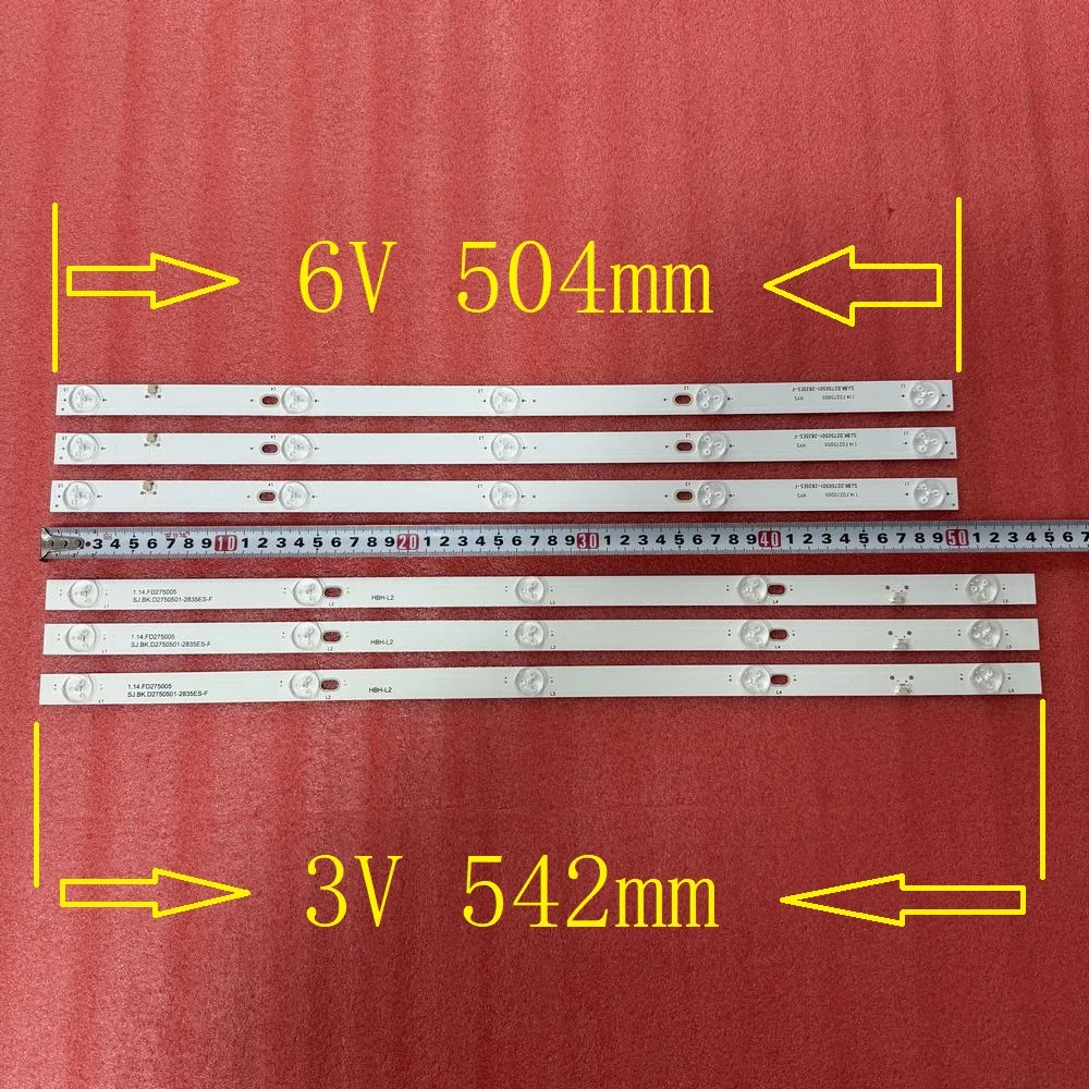 

Светодиодная лента подсветки 5LED для Kunft 28CHL 107018 СЖ.БК.Д 2750501 -2835ES-F Ph28d27 Ph28d27d 28LEM-1030T2C L2830HF