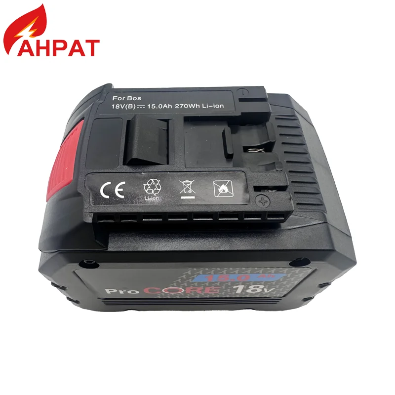 Novo 15ah para bosch profissional 18v 21700 bateria procore 18v li-ion substituição para bat609 bat618 com bms