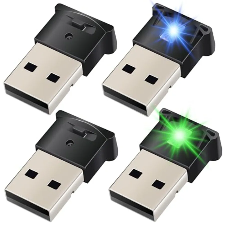 Mini USB LED Car Light, DC 5V Intelligent Interior Car Lights, Car Accessories Atmosphere Lamp for Car, Plug-in Interface, Suit