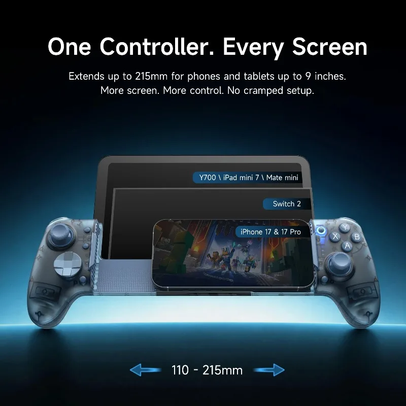 M20 Bluetooth Game Controller Hall Effect Type C Wired Wireless Gamepad for Android iOS Switch Xbox PS Remote Gaming Setup
