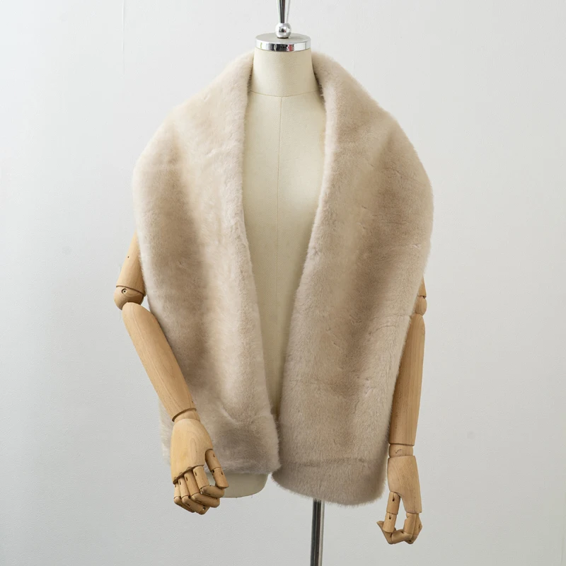 Женский модный шарф из искусственного меха