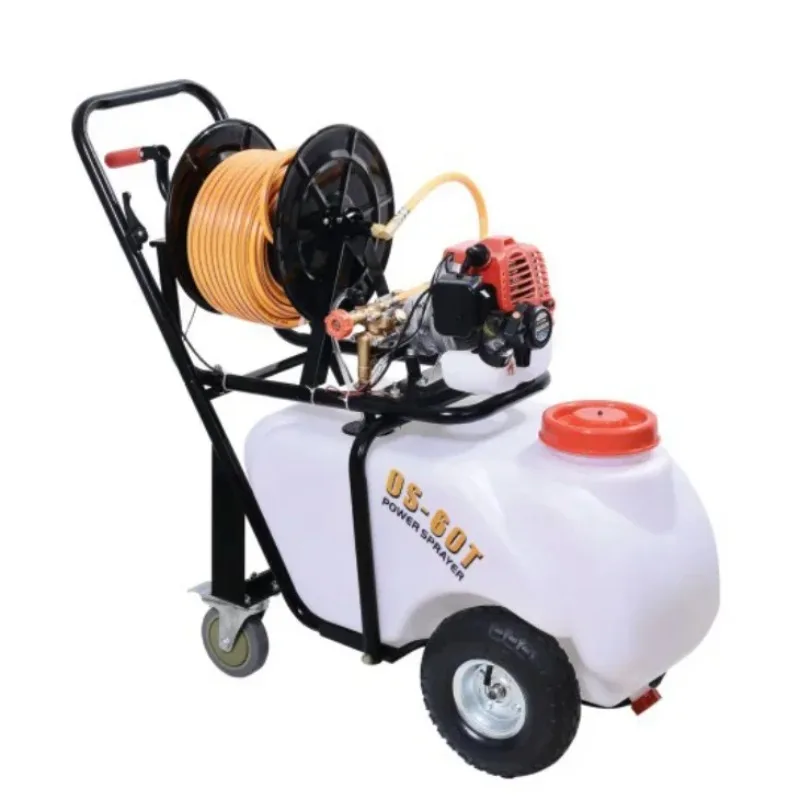 Pulvérisateur de puissance de moteur solin 50L ga OS-P60T pulvérisateur de jardin haute pression avec pompe, tuyau et pulvérisateur agricole de moteur
