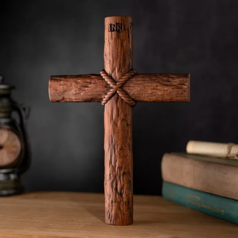 

Wooden Carving Big Cross Hanging Wooden Cross Wall Decor, Christian Holy Cross, Home, Church Room Decoration