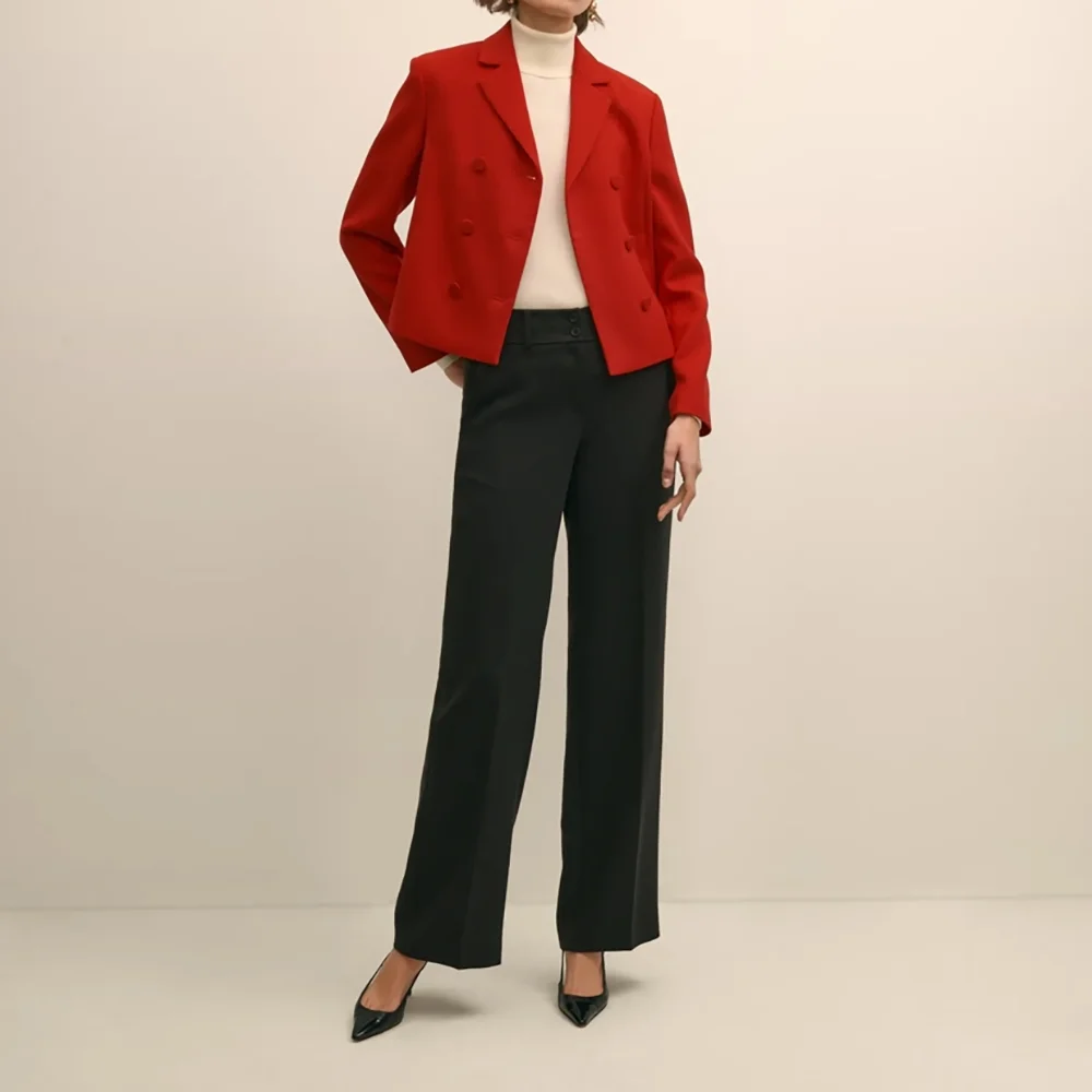 

Luxury 2 Pieces Female Suit Jacket Pants Wedding Party Tuxedo Smart Casual Boutique High-end Lady Blazer Set Conjuntos De Mujer