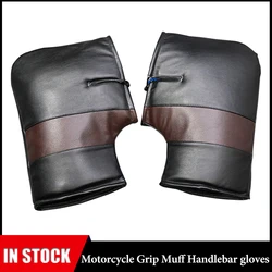 Motorcycle Grip HandleBar Muff Waterproof Windproof Snowproof Winter Warmer Thermal Cover Glove For Motorbike Electric Vehicles