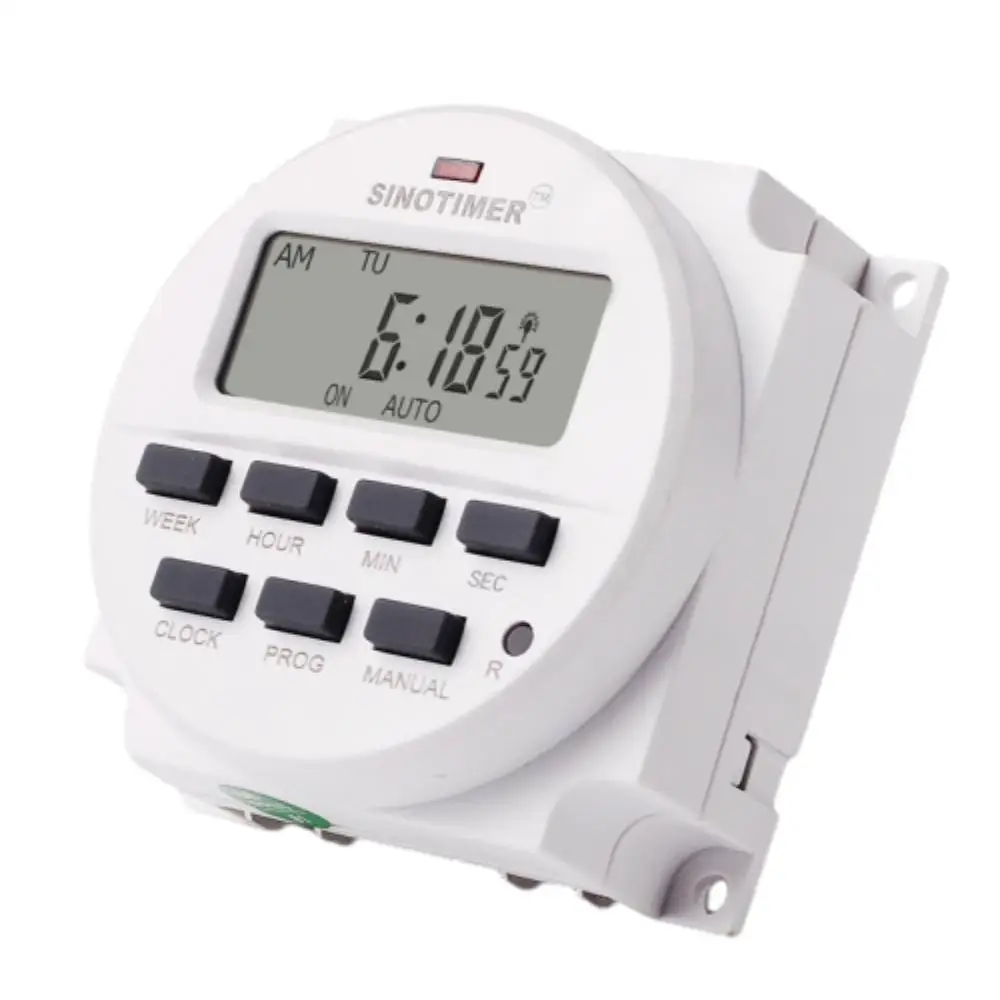 

TM618sH 5V 12V 24V 110V 220V 1 Second Interval Digital LCD Timer Switch 7 Days Weekly Programmable Time Relay With Countdown