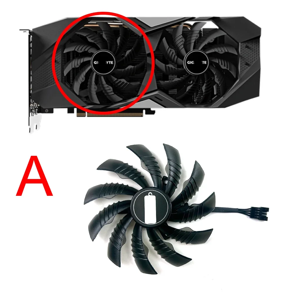 Cooling Fan 95mm 4pin T129215SH PLD10010S12H for GIGABYTE RTX 2070 WINDFORCE 2X 8G RTX 2060 WINDFORCE 6G GTX 1660Ti GTX 1650 Fan