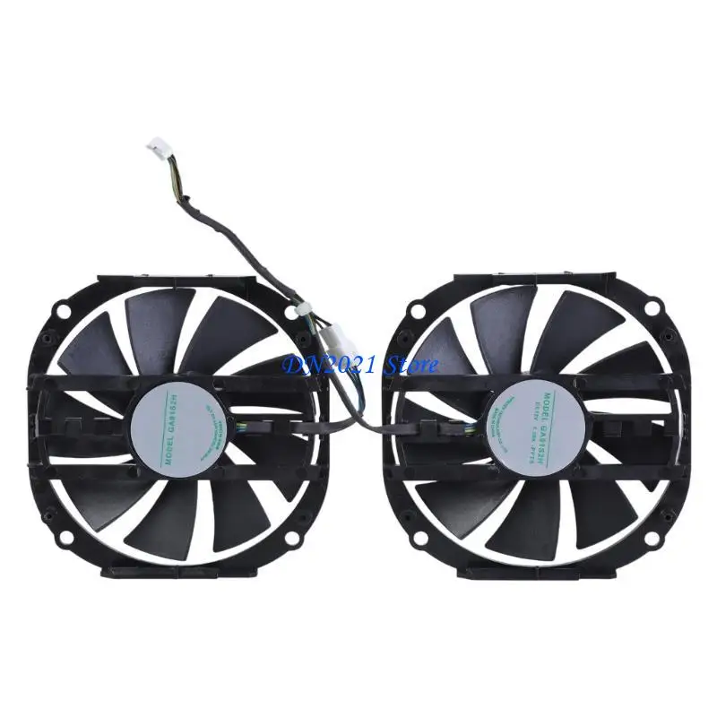 F3KE 2pcs 95mm 4gb 2048SP GPU Cooler Cooling Fan for Yeston RX480 570 580 Graphics Card Fan