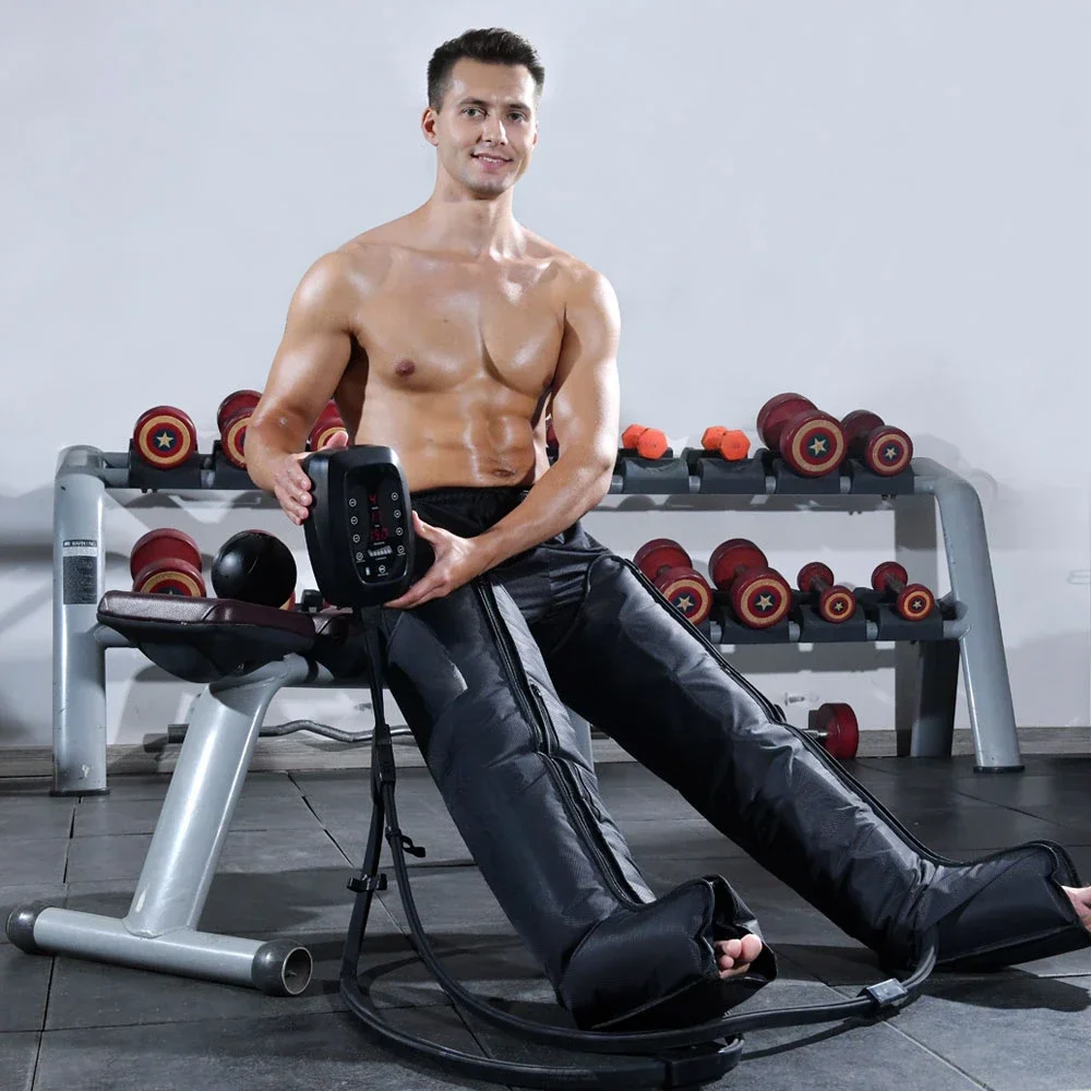 أعلى جودة FirstHot بيع المنتجات 6 غرفة ضغط نظام العلاج آلة التصريف اللمفاوي الهواء مدلك الساق استعادة #3