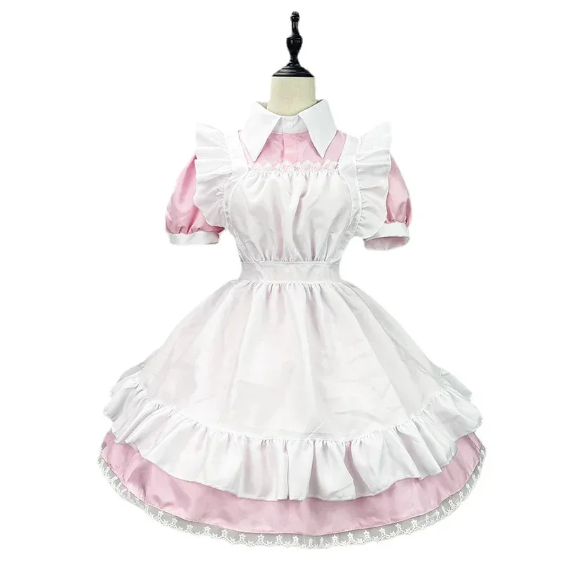 Trajes Retro de Lolita de talla grande, vestido de lencería Sexy de manga larga para Cosplay, delantal blanco y negro para colegiala de Anime, sirvienta ZK59s;2,k'5,t;8.