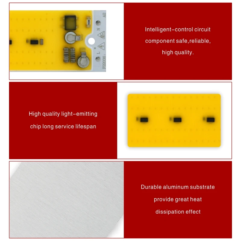 30W 50W 80W LED COB Chip für Flutlicht 220V-240V Kalt/Warm weiß LED Lampe Scheinwerfer Vollen Spektrum Wachsen Pflanzen Licht für Blume