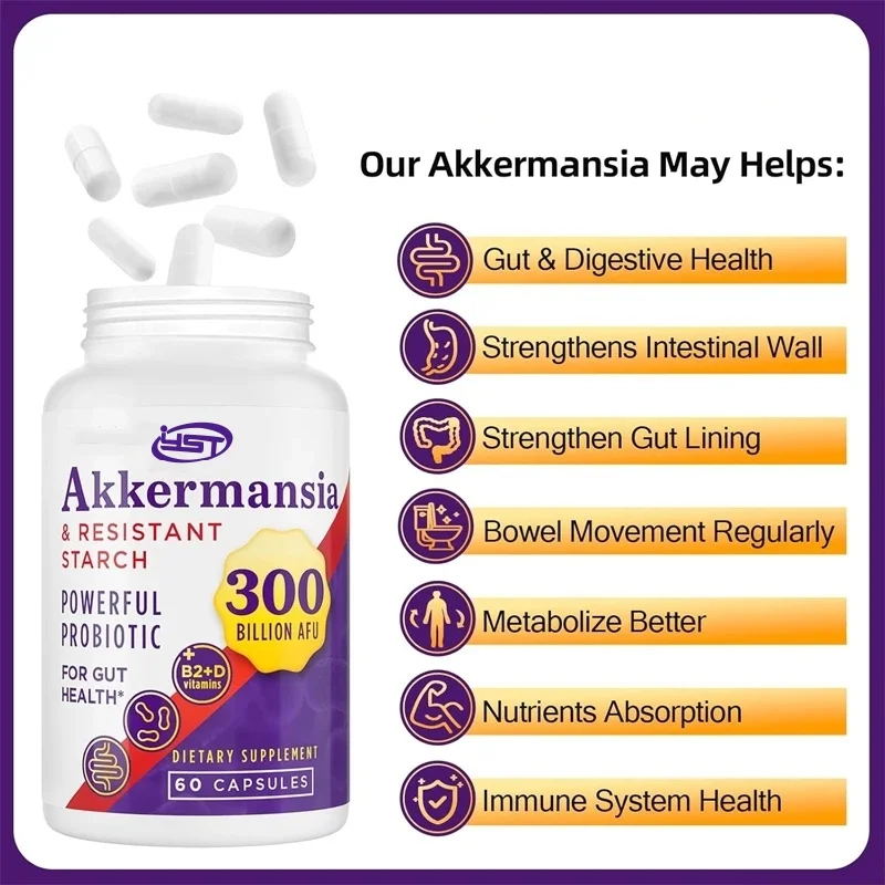 300 billion AFU Akkermansia Muciniphola, suitable for GLP-1, digestion,immune health,and enhancing intestinal digestion function