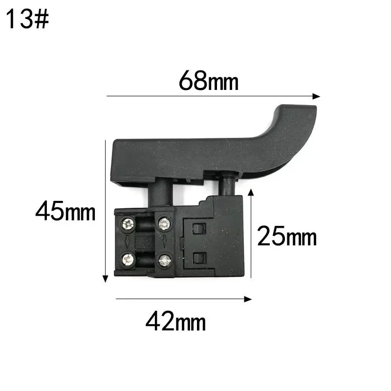 Electric Hammer Drill Tool 250V 6A/10A 5E4 DPST Trigger Switch For 26 Electric Hammer Switch