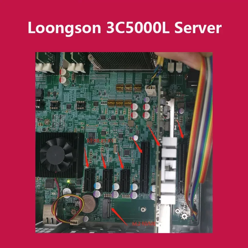 Loongson-Servidor de Duas Vias, 3C5000L, 16 Core