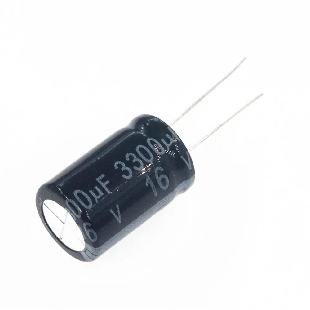 10pcs 3300uF 16V 3300MFD 16VDC 13*20mm Aluminum Electrolytic Capacitor Radial 3300mf16v 3300uf16v 16v3300mf 16v3300uf