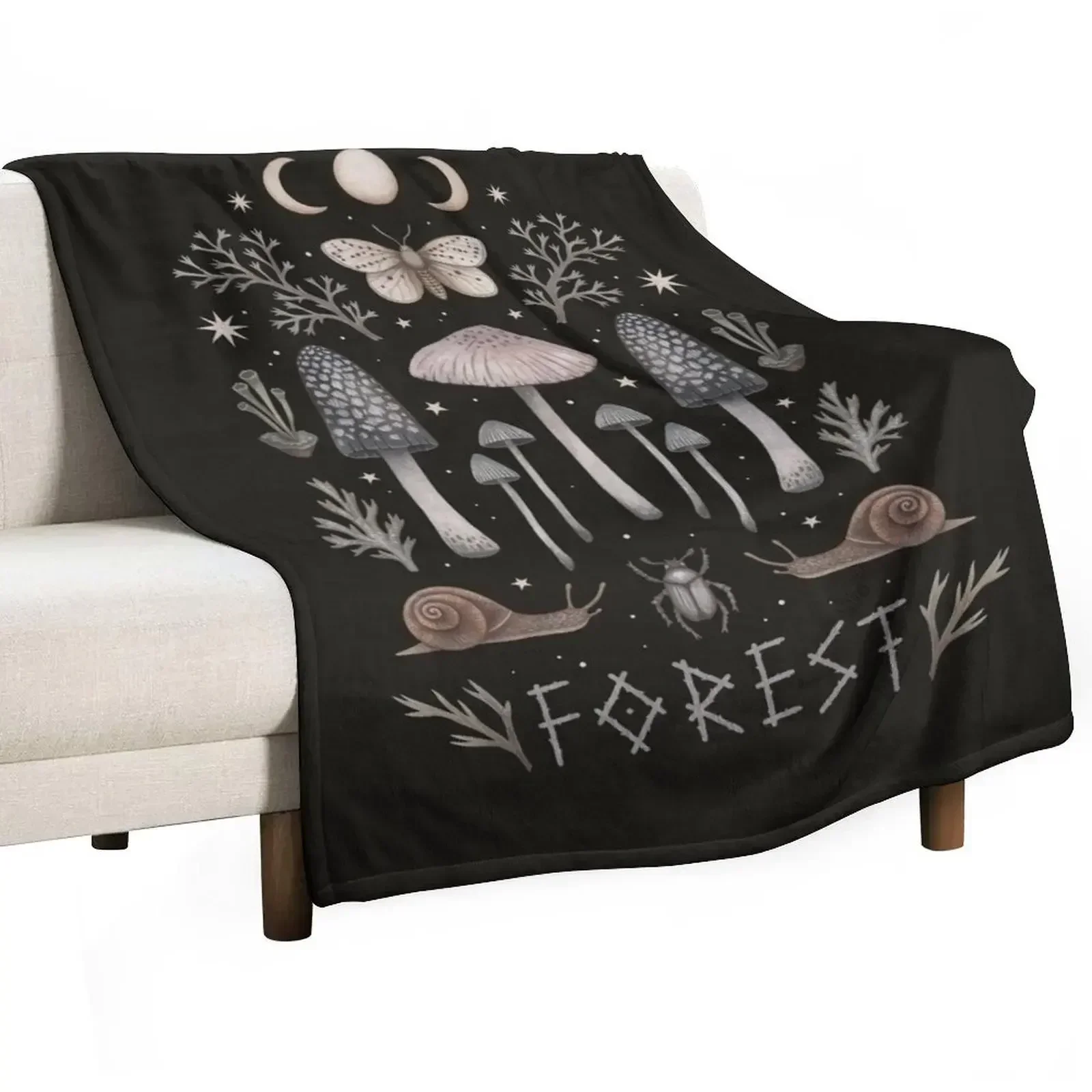 Forest Anatomy No.1 Throw Blanket Flannel Warm Extra Large Throw for sofa Blankets For Bed christmas gifts Blankets