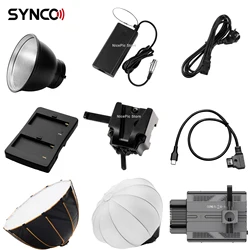 SYNCO Photography Light Accessories Softbox/Reflector/Power Cable/Bowens Adapter Ring for SYNCO COLBOR CL60 CL100X CL220