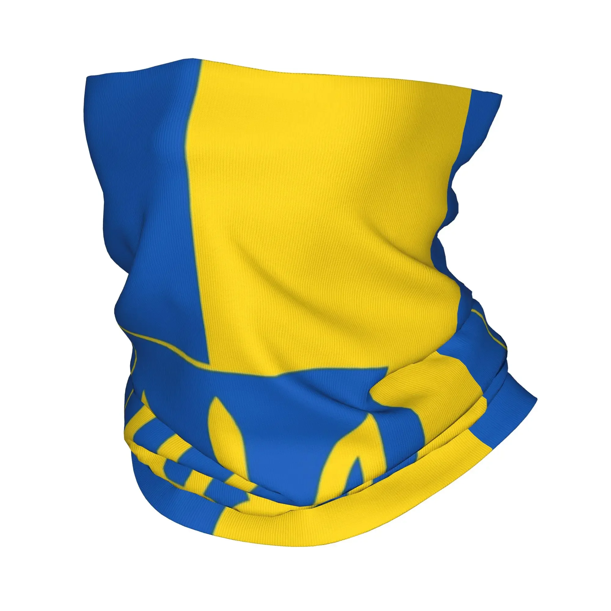 New Coat of Arms Ukraine Ukrainian Flag Neck Gaiter Men Women Windproof Winter  Bandana Scarf for Hiking