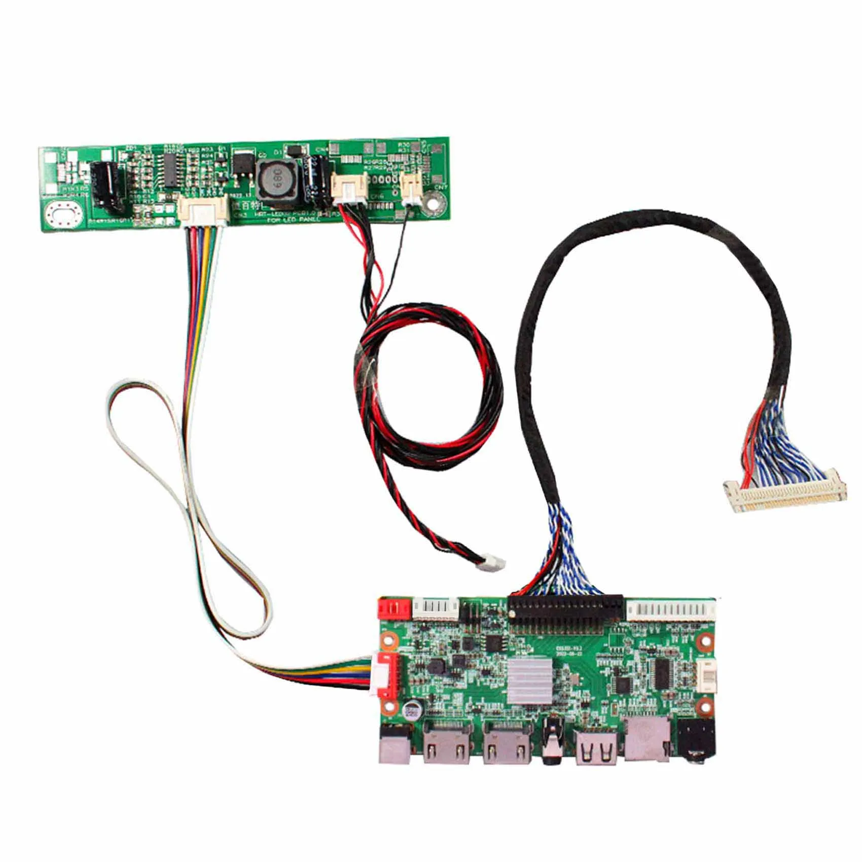 Control Board Game Accessories Supports Mp4 Hd-Mi Usb Cvbs Sd Lcd Driver Board For Lcd Display 24Inch 1920X360