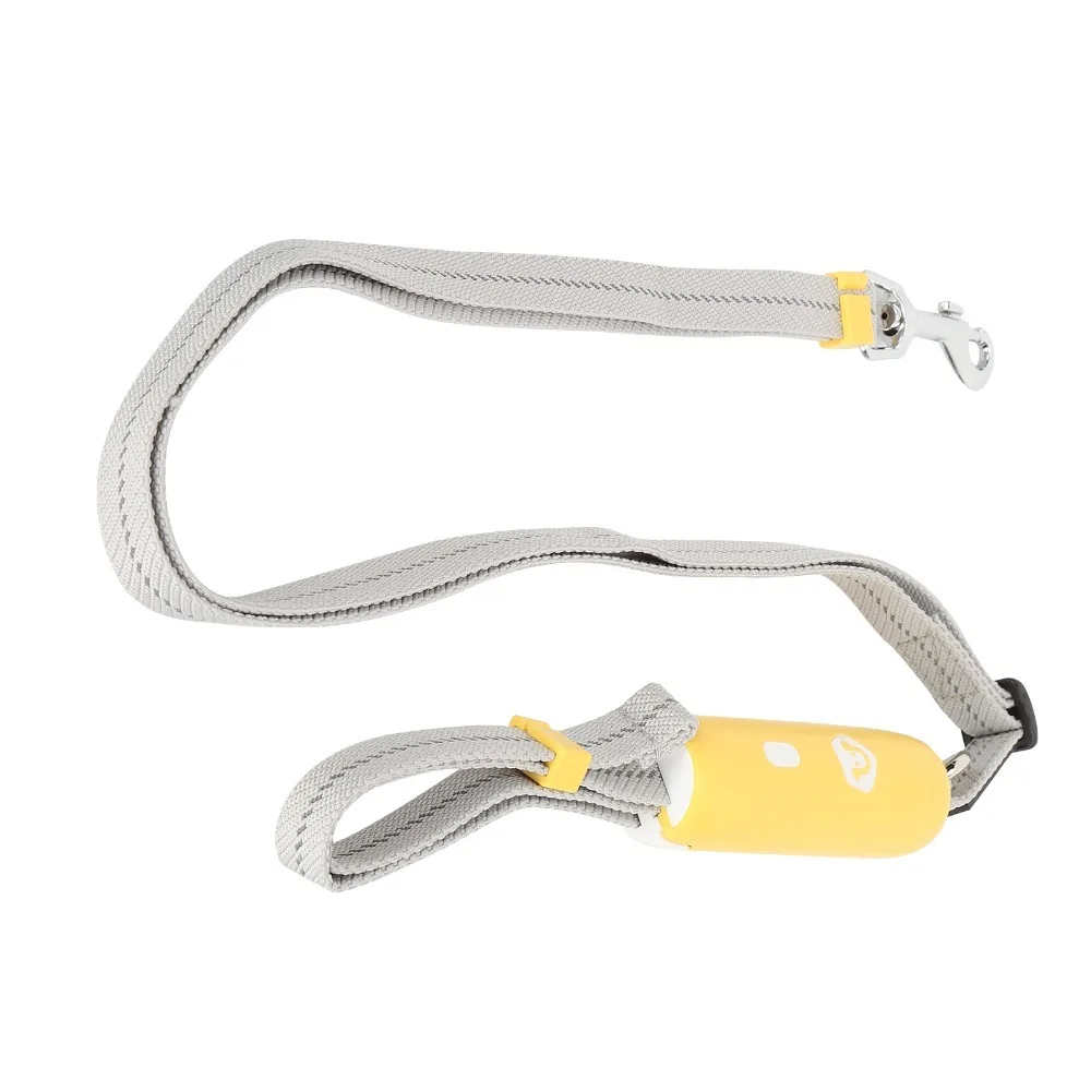 Nylon Fabric Dog Anti‑Pull Leash Reflective Strip Elastic Buffer Dog Walking Leash Adjustable Strap No Knot Structure