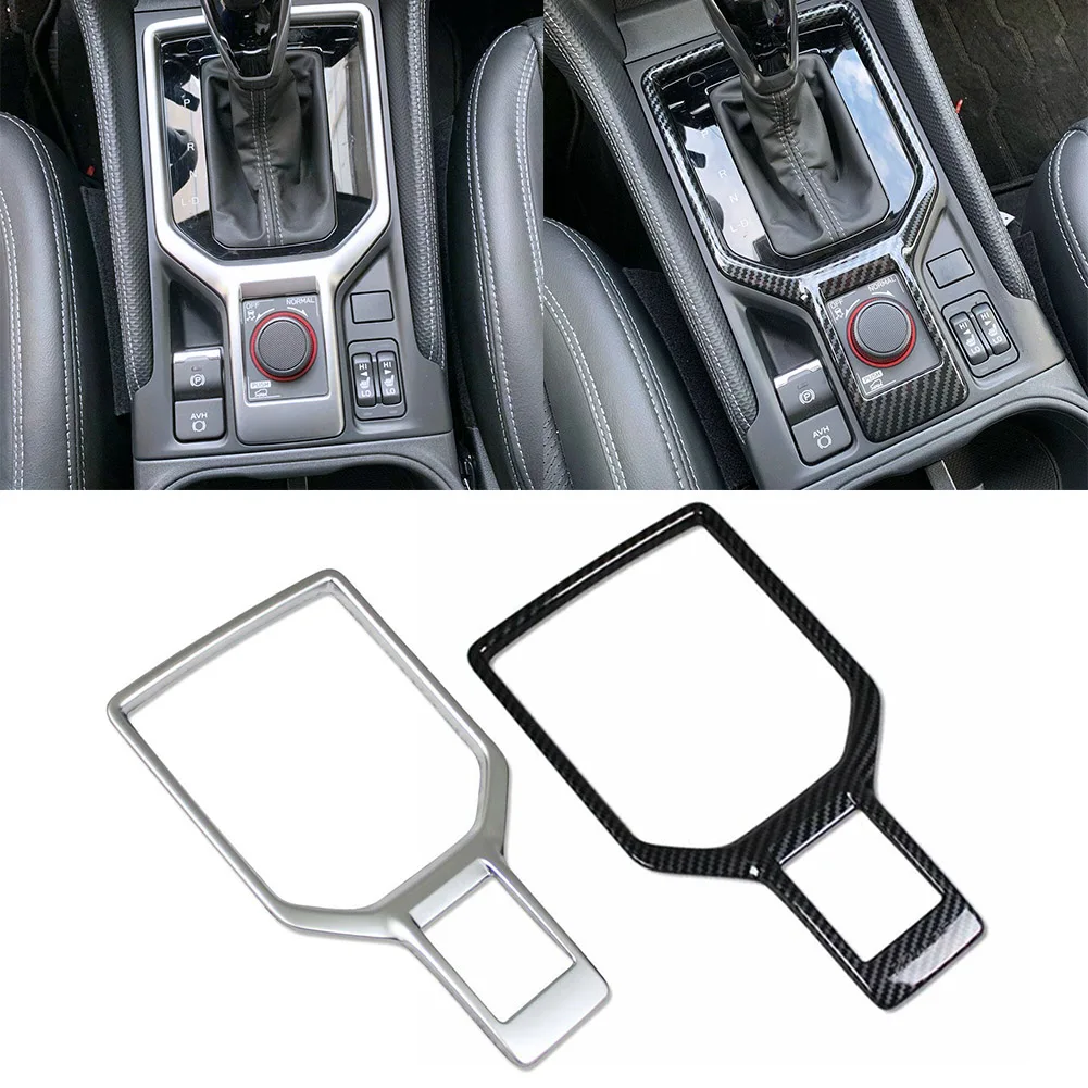 Automotive Inside Gear Shift Knob Console Panel Cover Decorative Trim For Subaru Forester 2019 2020 ABS Plastic