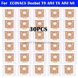 Мешки для пыли для Ecovacs DEEBOT T9 OZMO T8 AIVI Max Series DX93 DDX96 N8 Pro Plus Аксессуары Запчасти для робота-пылесоса