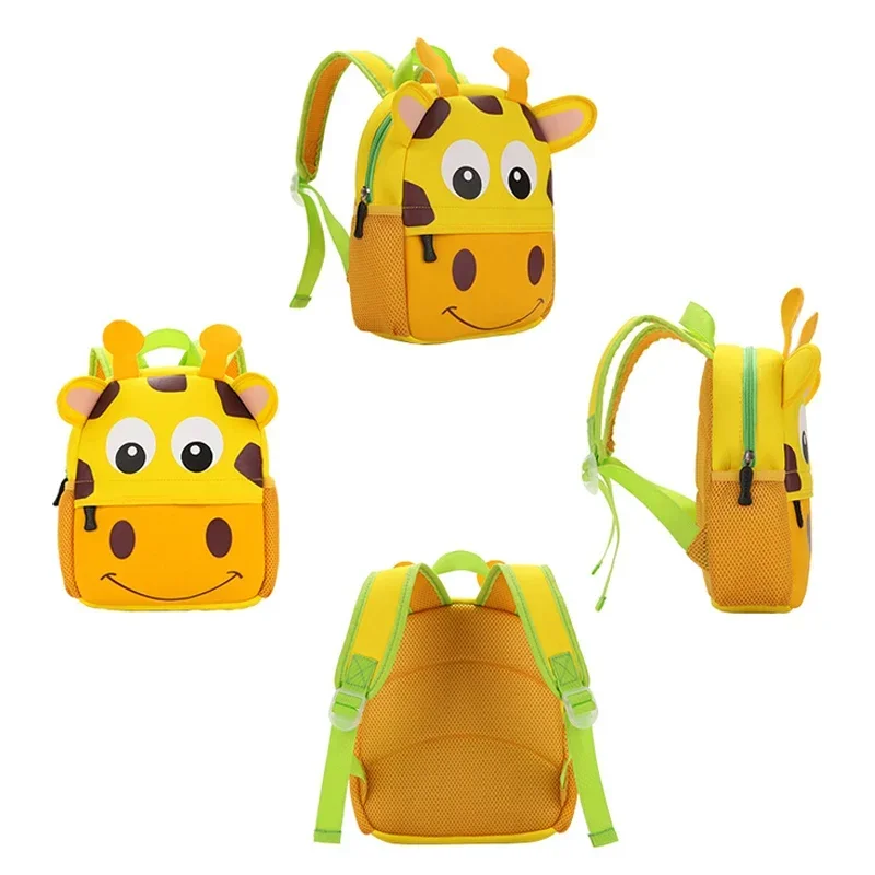 New 3D Children School Bags Kids Backpacks Kindergarten Cartoon Animal Toddle Kids Backpack Fashion Travel Outdoor Bags