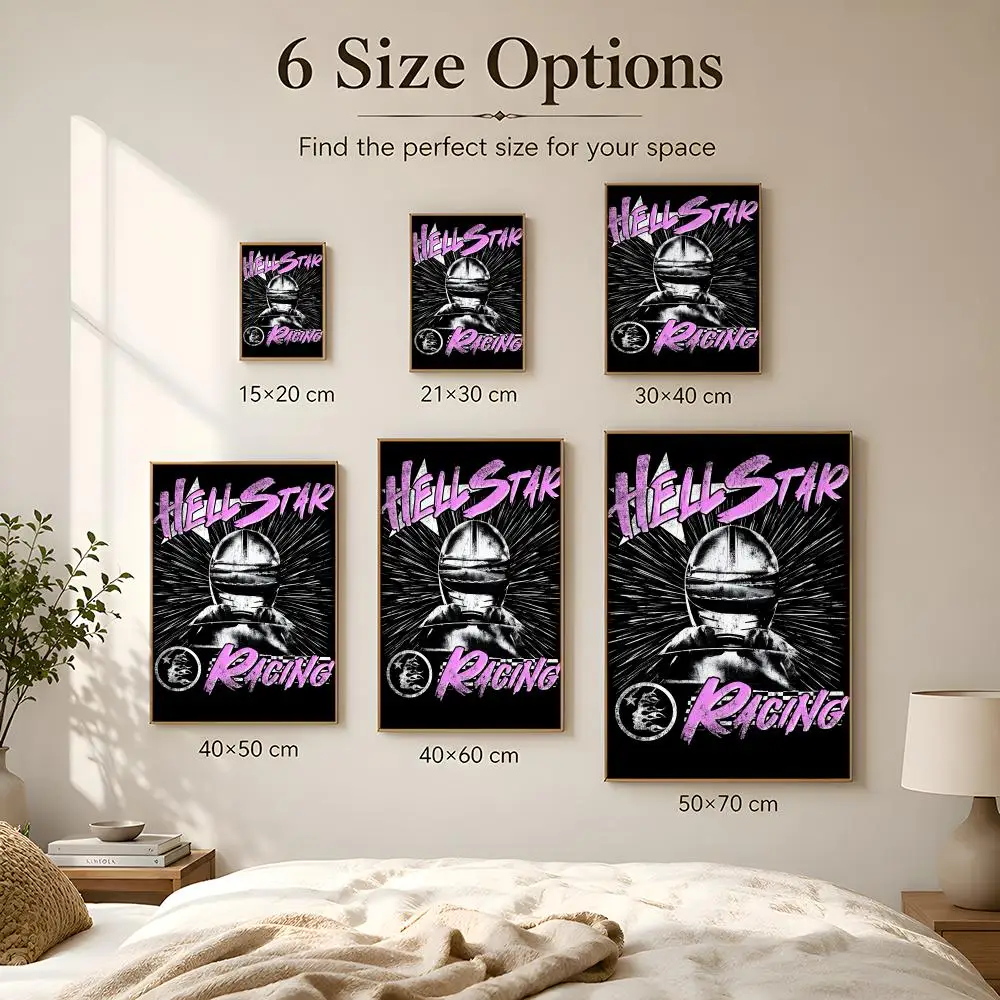H-HellstarS Fashion Poster Waterproof HD Modern Peel And Stick Wall Decor For Bedroom Living Room Dorm Office Kitchen view 6