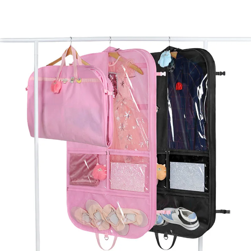 

2025 Garment Bags for Dance Costume Dance Garment Bags for Dancers with Large Pockets Dustproof Dance Bag for Dance Competitions