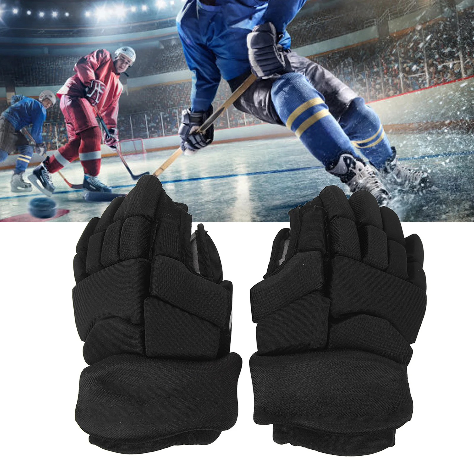 Hocky player handschuh hocky biegbare fingers chutz handschuhe für eishockey floorball roller hockey