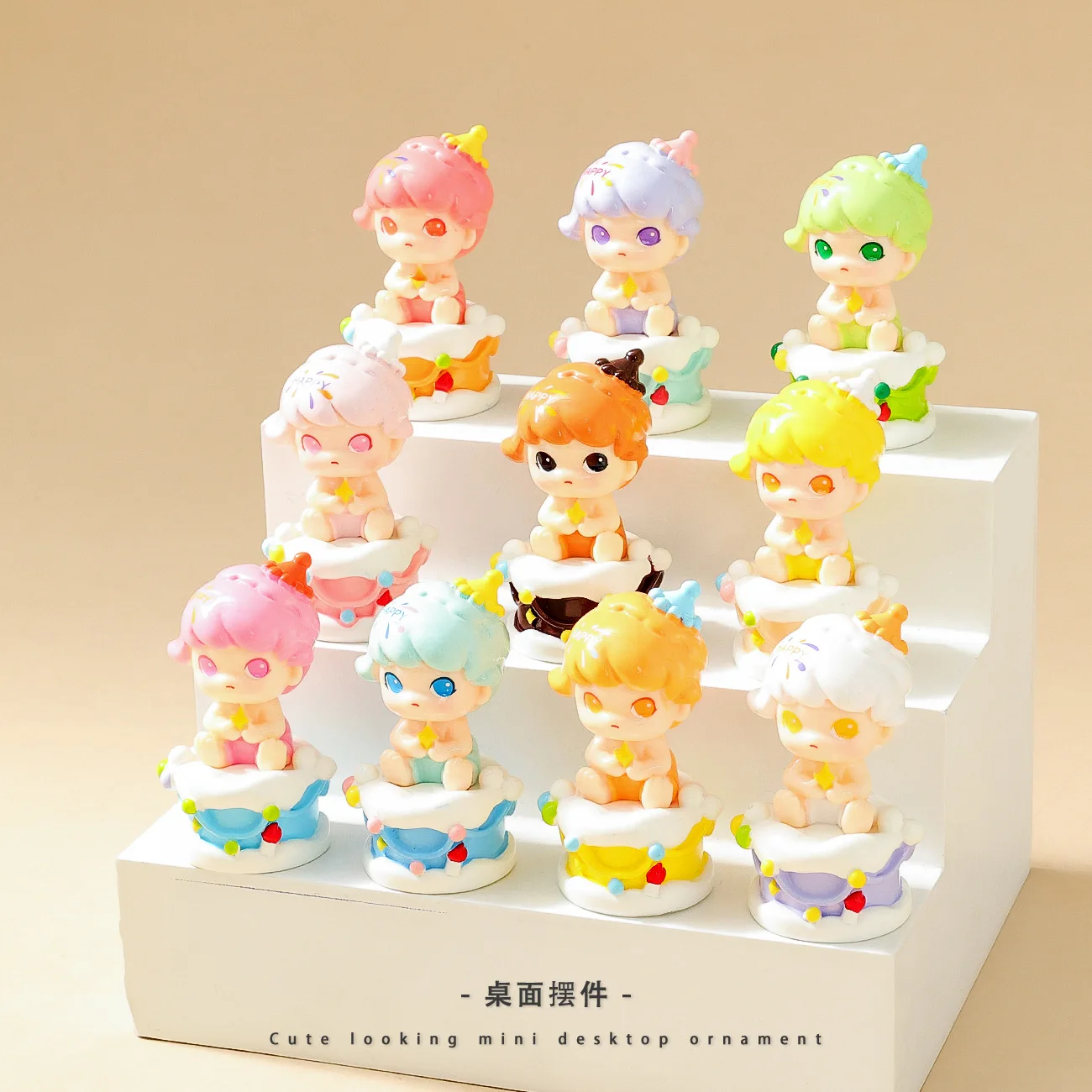 

Cake doll send friends small gifts diy resin tabletop ornaments