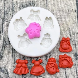 Girl Skirt Silicone Sugarcraft Mold Cookie Cupcake Chocolate Baking Mold Fondant Cake Decorating Tools