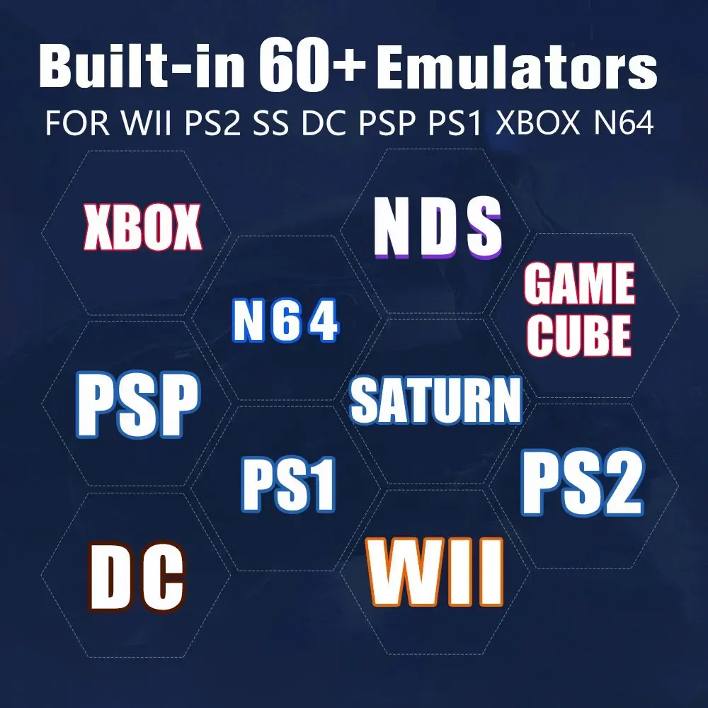 LZAKMR X8 Play Retro I3-3110M وحدة تحكم ألعاب 1T HDD Batocera + Windows 70000 + ألعاب لـ Wii PS2 N64 PSP GameCube N64 مشغل مزدوج
