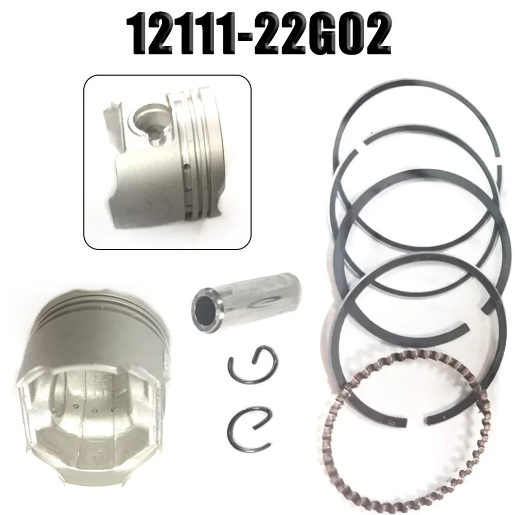 

1pc Piston Kit Trapezoidal Ring 12111-22G02 3 Ring Slots Aluminum Piston Kit For Suzuki Choinori 50 High Quality