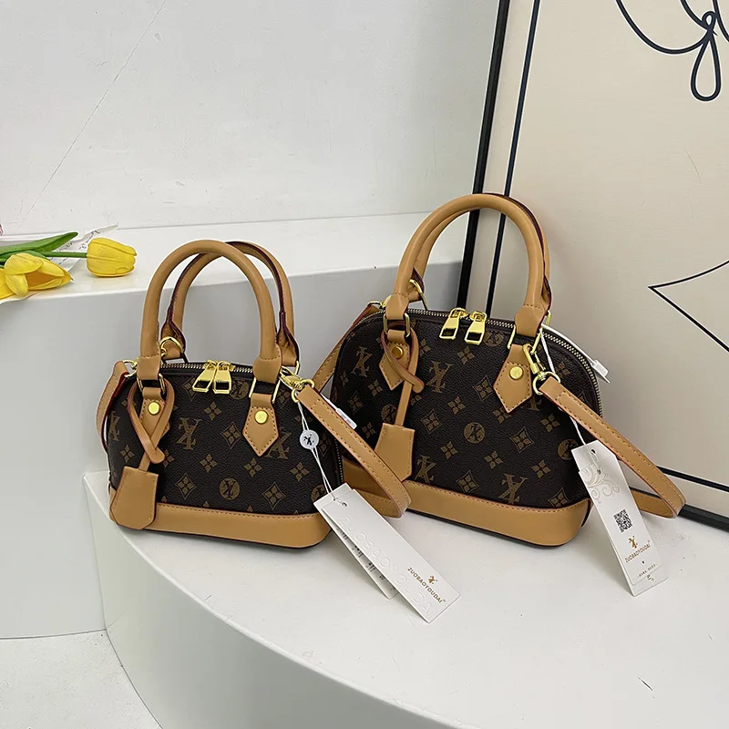 Umhängetasche mit Vintage-Print 2025, lässige Umhängetasche für Damen, Pendler-Tag-zu-Nacht-Tasche, minimalistische Umhängetasche, strukturiert