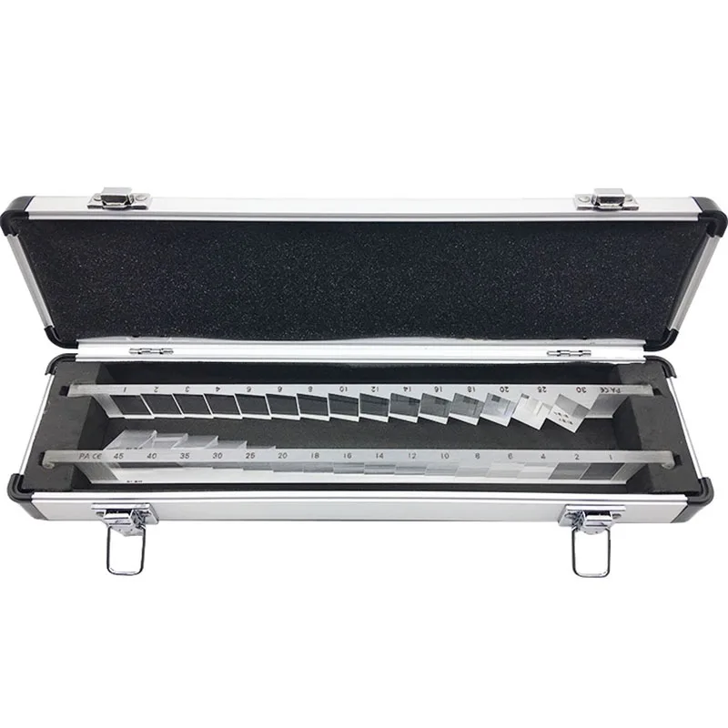 Vb-15/16 Top Quality Optical Instrument Vertical and Horizontal Prism Bar Set Packed with Aluminium Case